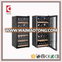 Candor 2016 New Model 78 Bottles Compressor Single Zone Free standing Wine Fridge JC- 220A1E