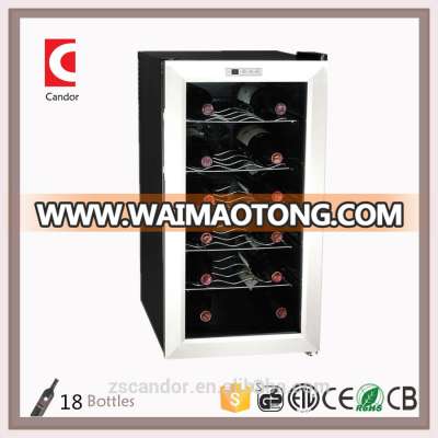 Candor High Quality 18 Bottles Thermoelectric Wine Fridge With ETL/CE/CB/Rohs CW-52AD2