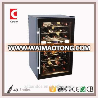 Candor: 40 Bottles Thermoelectric Dual Zone Wine Cabinets with ETL/CE/ROHS CW-110ADT