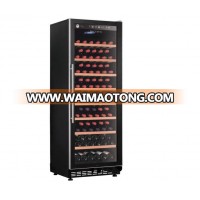 270L 102 bottles Single Zone  stand up  direct cooling  compressor wine cooler